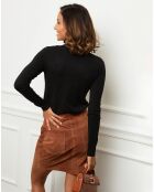 Pull en Cachemire mélangé Ilyana noir