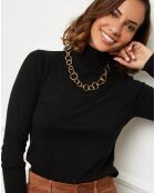 Pull en Cachemire mélangé Ilyana noir