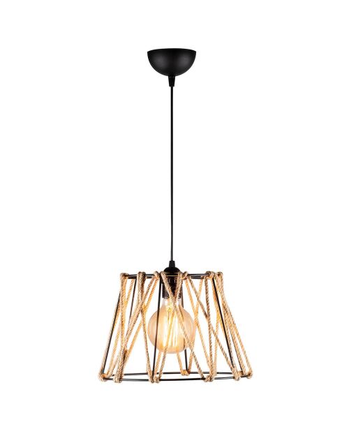 Suspension Jutini noire - 30x116 cm
