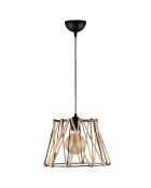 Suspension Jutini noire - 30x116 cm