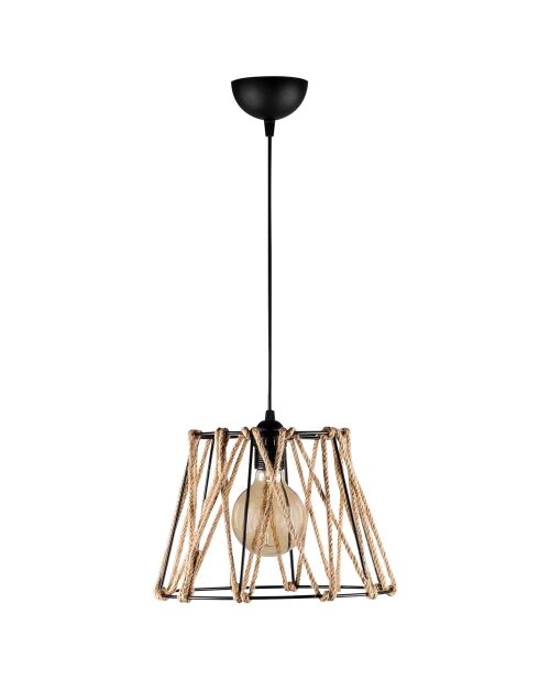 Suspension Jutini noire - 30x116 cm