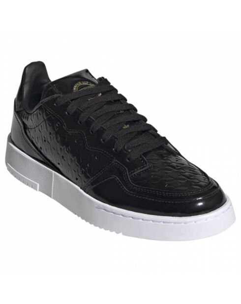 Baskets en Cuir Super Court W noir/blanc