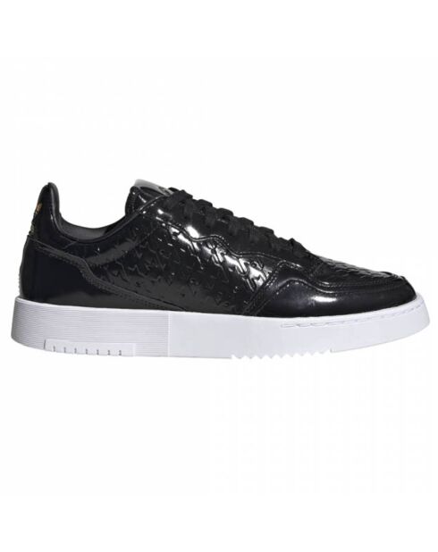 Baskets en Cuir Super Court W noir/blanc