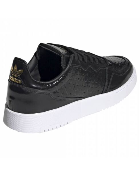 Baskets en Cuir Super Court W noir/blanc