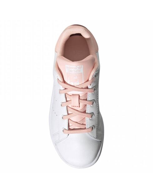 Baskets en Cuir Stan Smith blanc/orange pâle