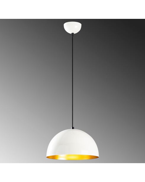 Suspension Berceste blanche - 30x30x111 cm