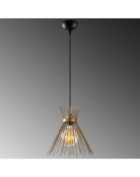 Suspension Kirpi noire - 34x131 cm