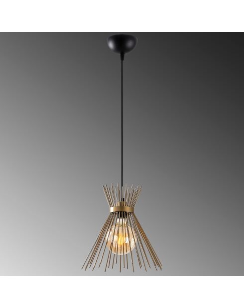 Suspension Kirpi noire - 34x131 cm
