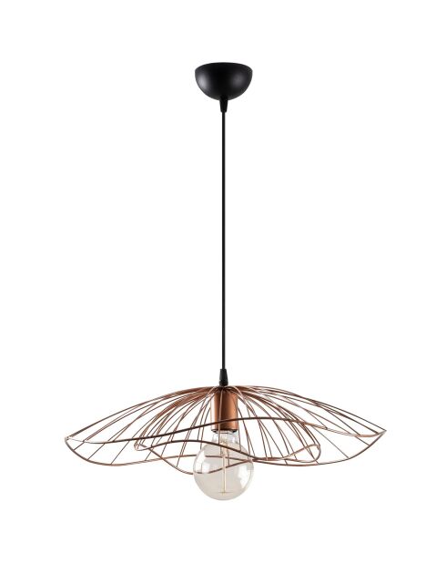 Tel-Kupfer-Pendelleuchte - 50x111 cm