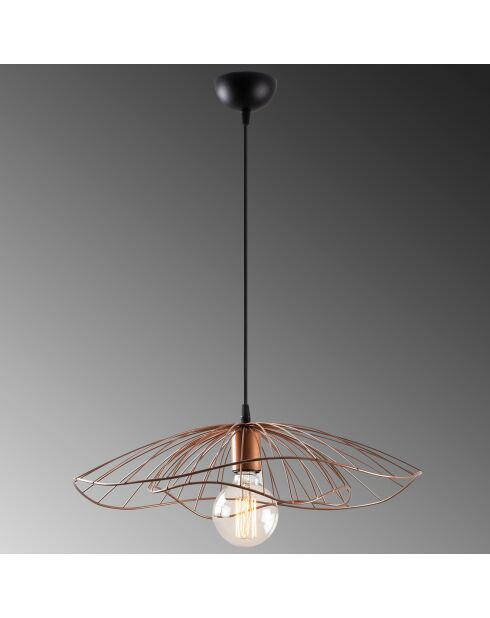 Tel-Kupfer-Pendelleuchte - 50x111 cm