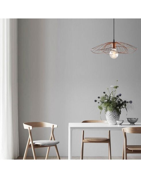 Tel-Kupfer-Pendelleuchte - 50x111 cm