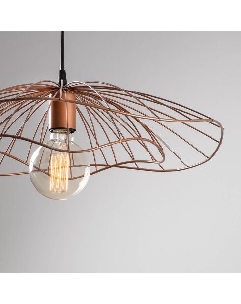 Tel-Kupfer-Pendelleuchte - 50x111 cm