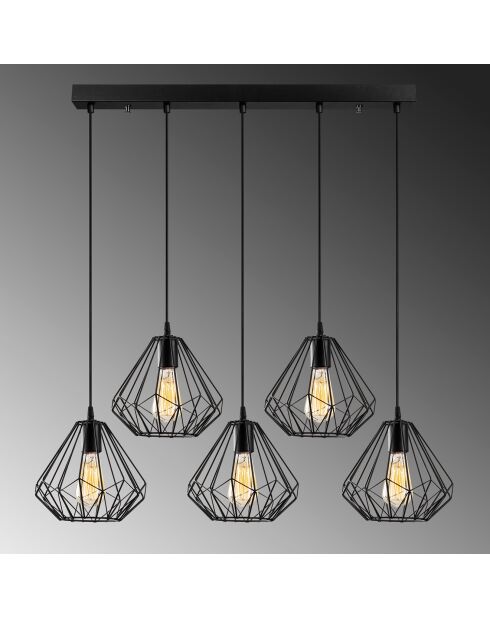 Suspension Diamond noire - 93x117 cm