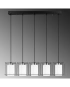 Suspension Swank noire - 85x113 cm