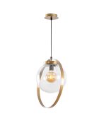 Suspension Tan dorée - 40x125 cm