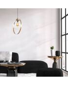 Suspension Tan dorée - 40x125 cm