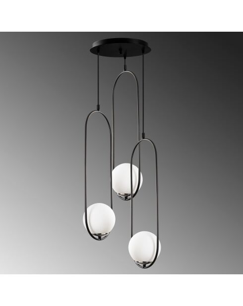 Suspension Mudoni noire - 44x146 cm