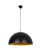 Suspension Sivani noir/doré - 60x126 cm