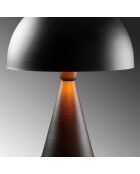 Lampe de table Dodo noire - 30x30x52 cm
