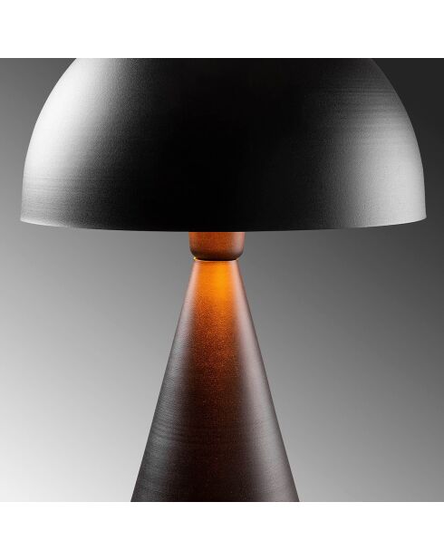 Lampe de table Dodo noire - 30x30x52 cm