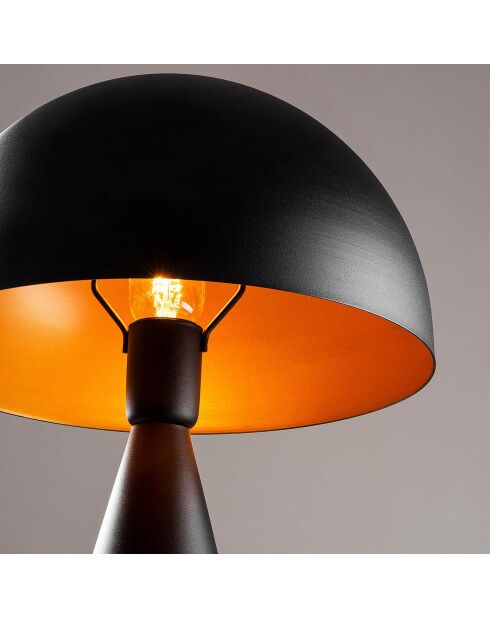 Lampe de table Dodo noire - 30x30x52 cm