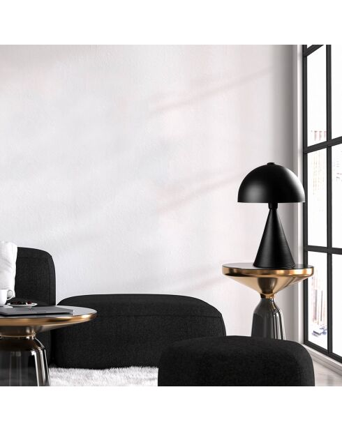 Lampe de table Dodo noire - 30x30x52 cm
