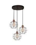 Suspension Tellini noire - 40x113 cm