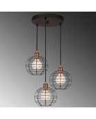 Suspension Tellini noire - 40x113 cm