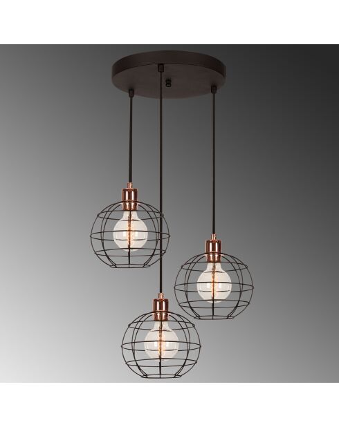 Suspension Tellini noire - 40x113 cm