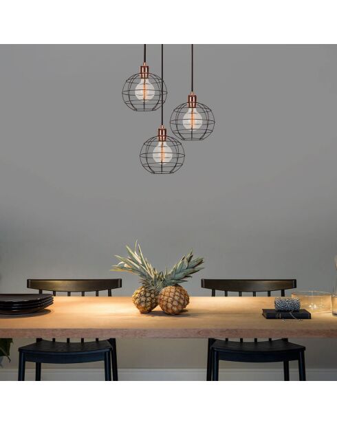 Suspension Tellini noire - 40x113 cm