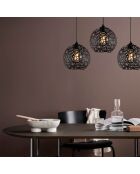 Suspension Fellini noire - 100x25x115 cm