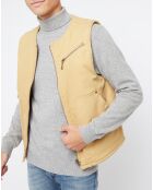 Blouson Jax doublure fausse peau de mouton beige