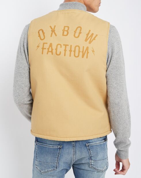 Blouson Jax doublure fausse peau de mouton beige