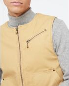 Blouson Jax doublure fausse peau de mouton beige