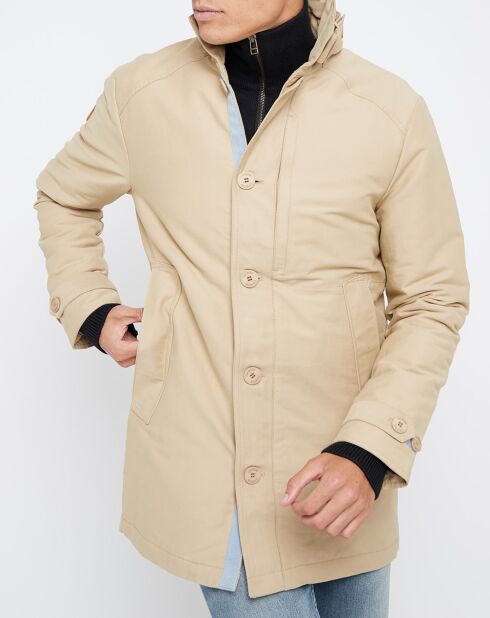 Beige regenjas van Jades