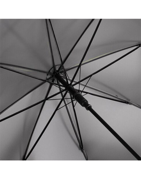 Zwart/gouden automatische lange paraplu tegen UV