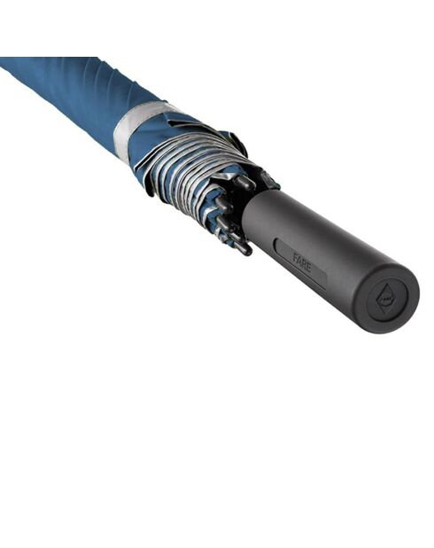 Zwart/gouden automatische lange paraplu tegen UV