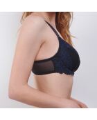 Soutien-Gorge Amber noir/bleu
