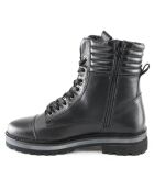 Boots en Cuir Polette noires