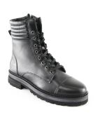 Boots en Cuir Polette noires