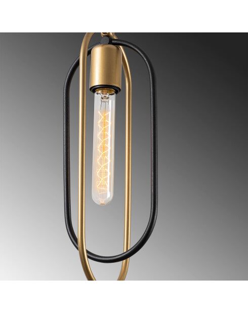 Suspension Cerco  noir/doré - D.48x132 cm