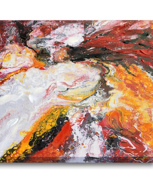 Tableau abstrait multicolore - 100x100 cm