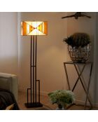 Lampe style Tiffany multicolore - 160x44x26 cm