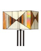 Lampe style Tiffany multicolore - 160x44x26 cm