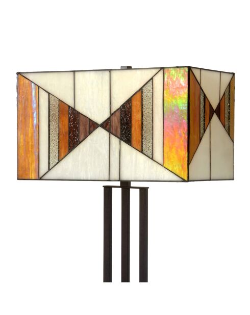 Lampe style Tiffany multicolore - 160x44x26 cm