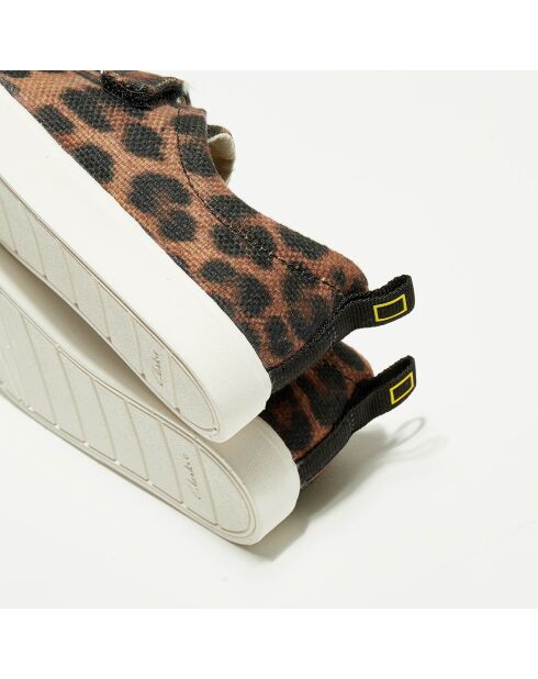 Sneakers City Geo marron/noir