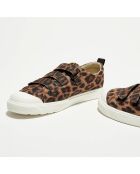 Sneakers City Geo marron/noir