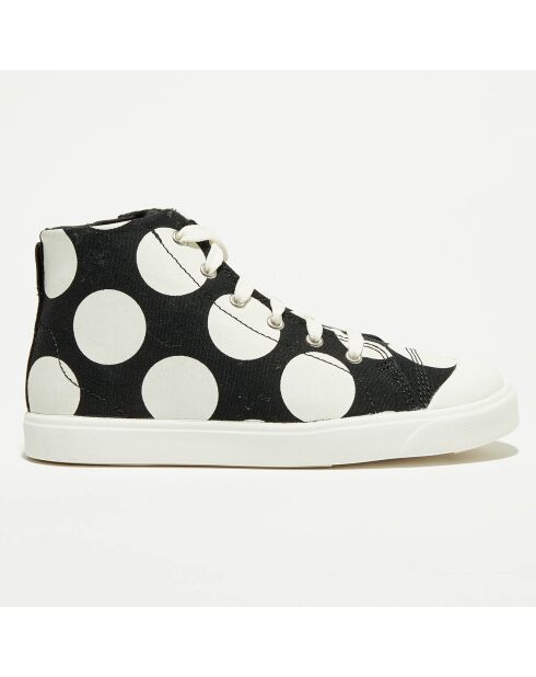 Sneakers en Toile City FlareHi K noir/blanc