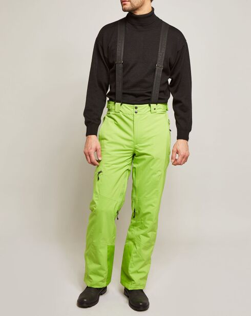 Pantalon de ski Dare Tailored vert pomme