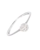 Bague Mon Unique Diamant 0.1 ct Or Blanc